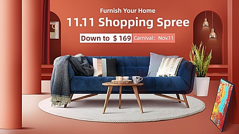 双11家装家具沙发跨境电商海报banner