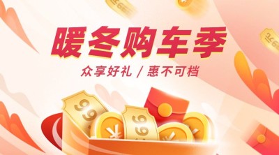汽车促销活动喜庆文艺海报banner