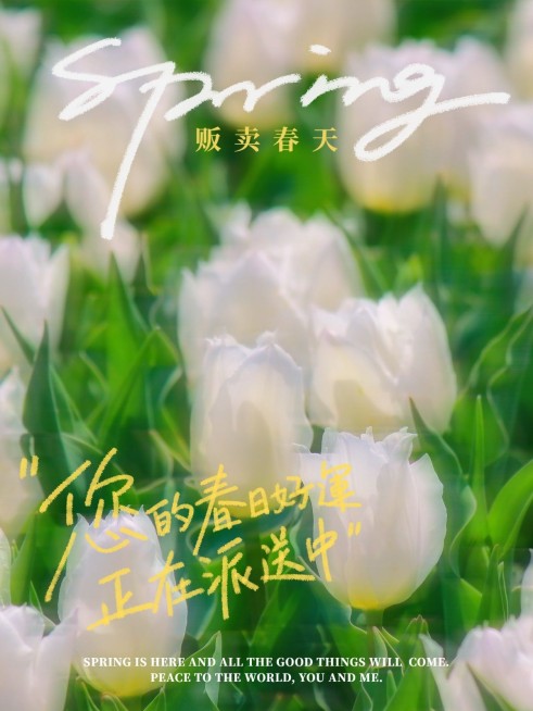 春天花风景清新风plog模板预览效果