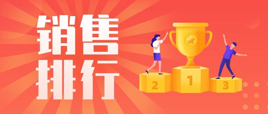 房地产销售排行宣传推广简约公众号首图
