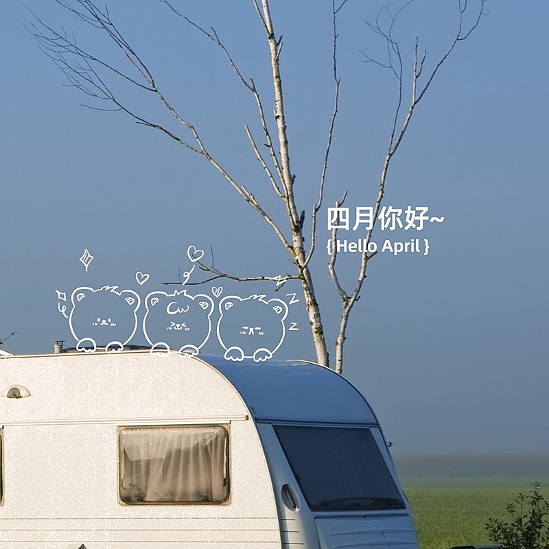 天空/云朵风景晒照可爱风plog模板