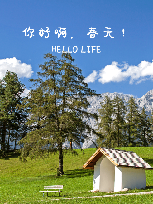 天空/云朵风景记录简约风plog模板预览效果