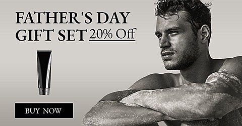 Black Rectangle Simple Fashion Father's Day Gift Promotion Ecommerce Banner