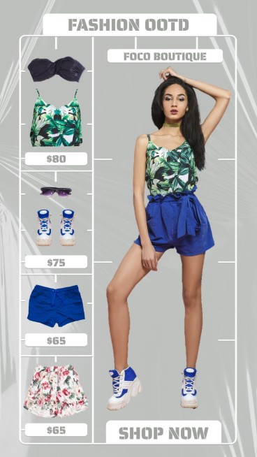 Fashion Shop the Look Styling Ideas OOTD Ecommerce Story预览效果