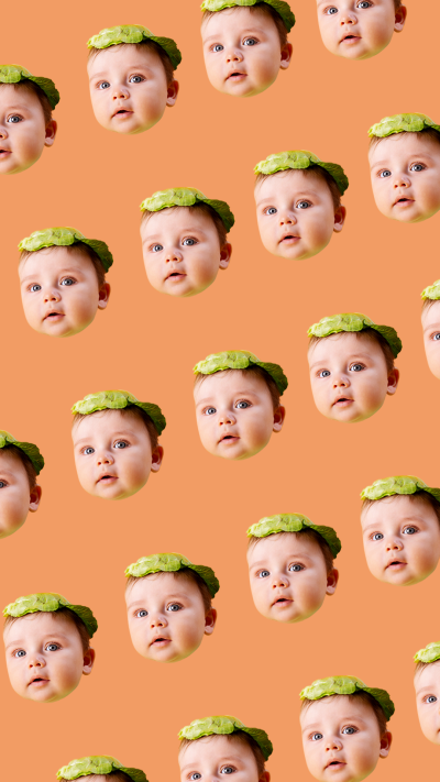 Creative Baby Face Photos Instagram Story