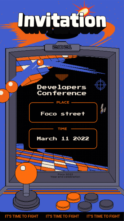 Creative Game Screen Interface Simulation Instagram Story Video