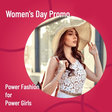 Fashion Accessories Women's Day Sale Promotion Ecommerce Story