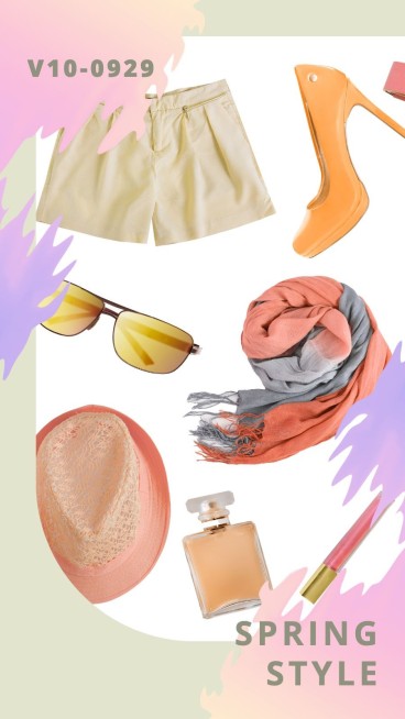 Clothing Spring Style New Arrival Simple Fashion Style Poster Instagram Story预览效果