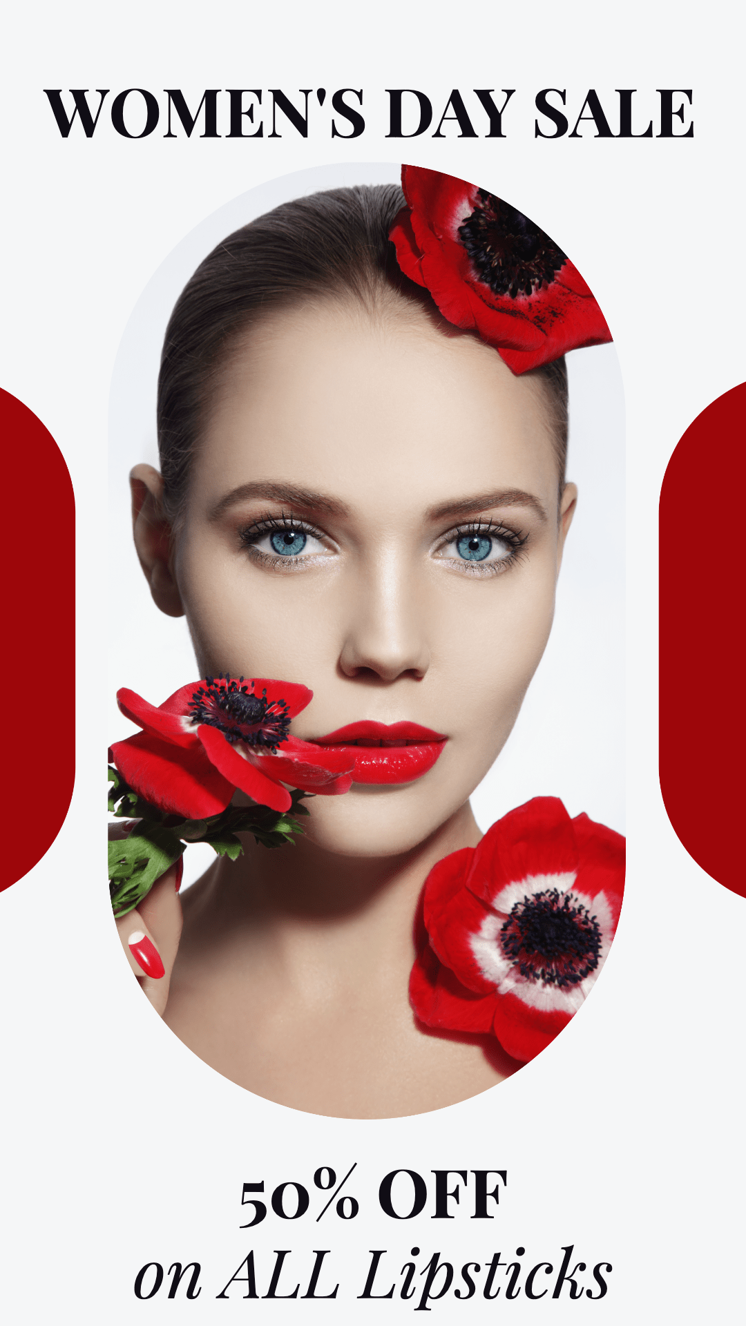 Beauty Makeup Lipstick Women's Day Promotion Ecommerce Story