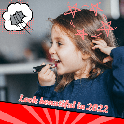 Comic New Year Mark Template