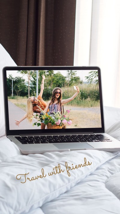 Photo frame and diary text Instagram Story