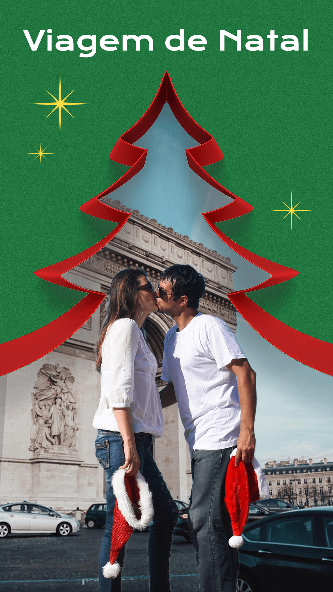 Christmas Tree Element Travel Instagram story