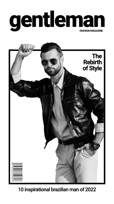 Men's Wear New Arrival Magzine Cover Ecommerce Story