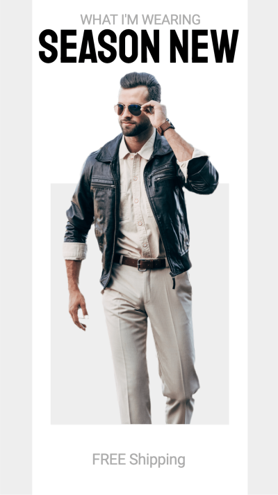 Men's Wear Season New Promotion Ecommerce Story