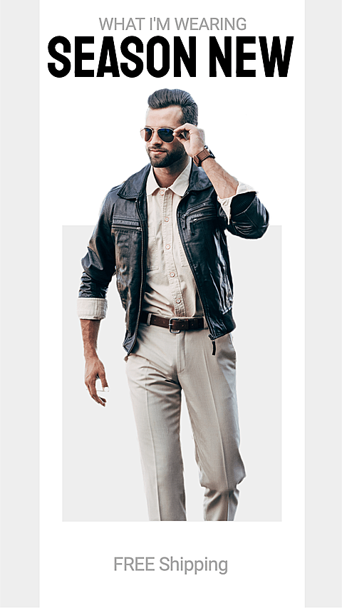 Men's Wear Season New Promotion Ecommerce Story