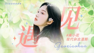 唯美大字饭制混剪横版视频封面