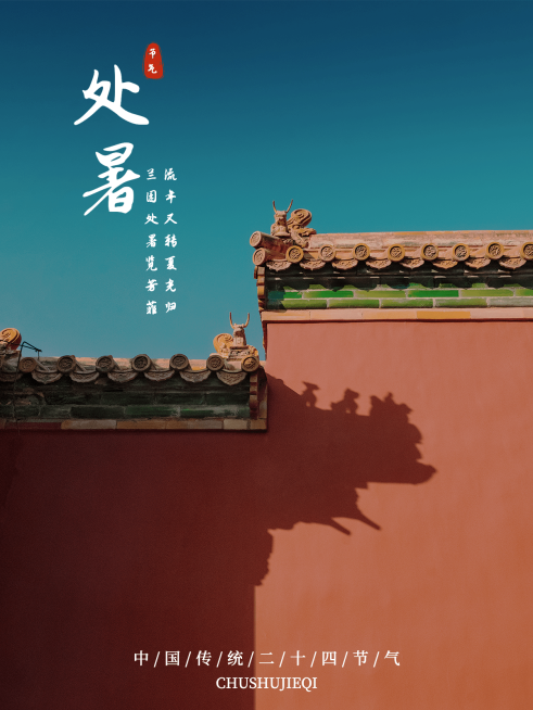 秋日节气处暑风景晒照简约风plog模板预览效果