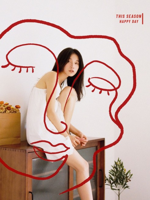 三八妇女节涂鸦女生节女性力量祝福个性风plog模板预览效果