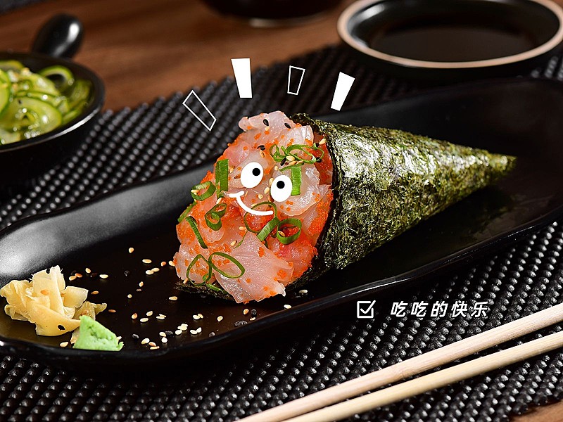 美食字幕简约风plog模板