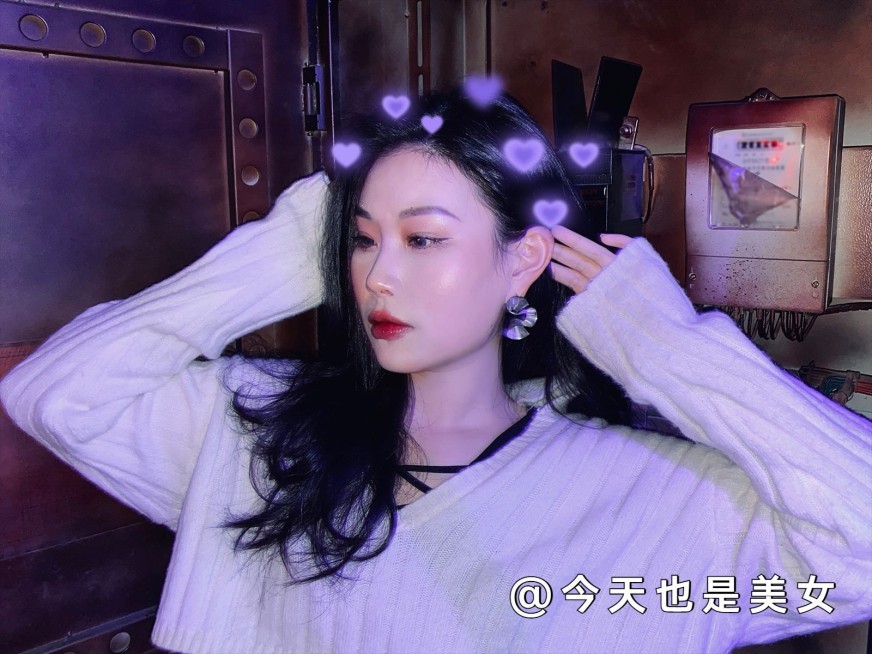 自拍词卡自拍晒照简约风plog模板预览效果