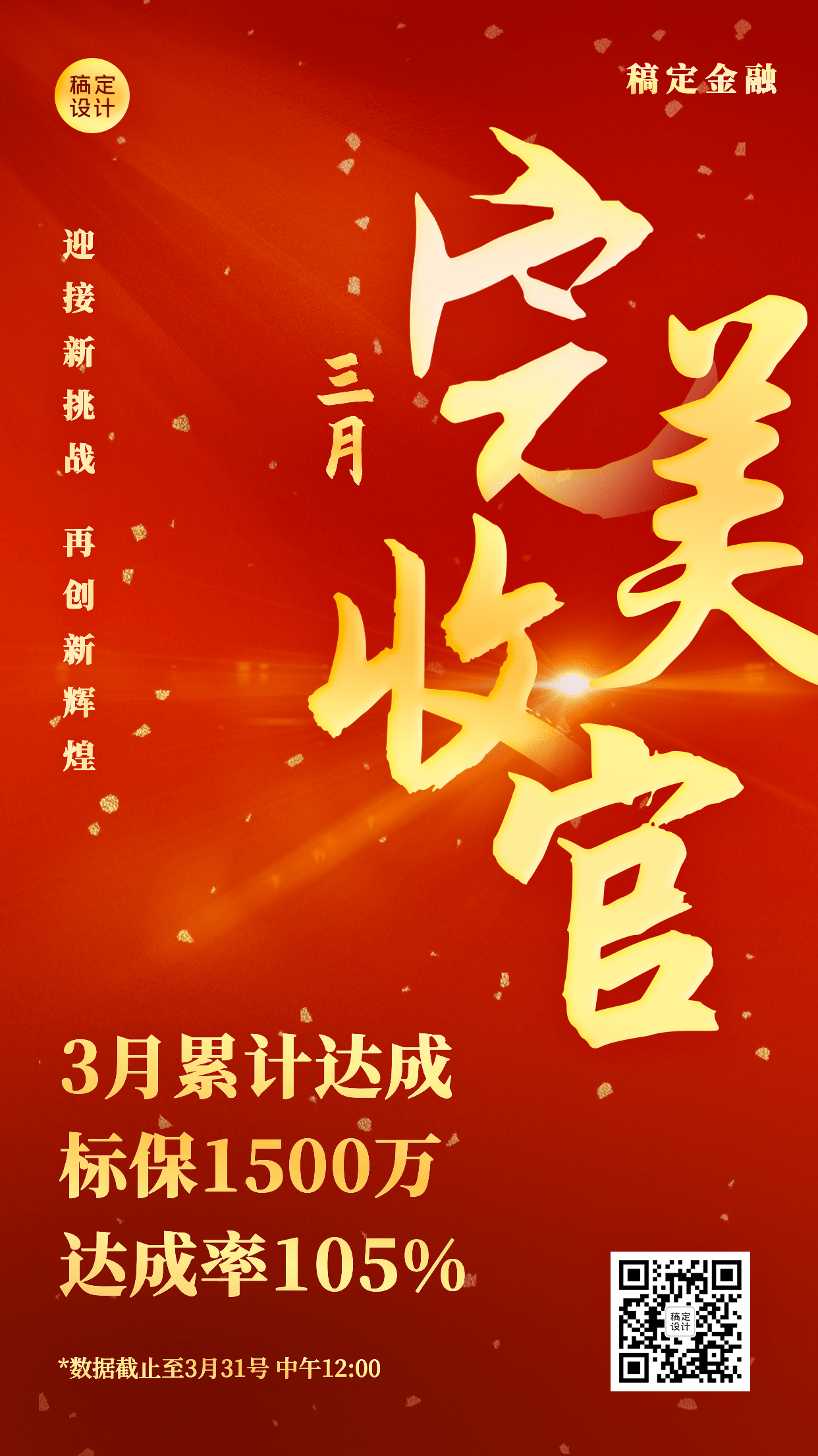 金融保险宣传推广喜庆海报预览效果