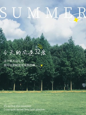 夏天晒风景plog