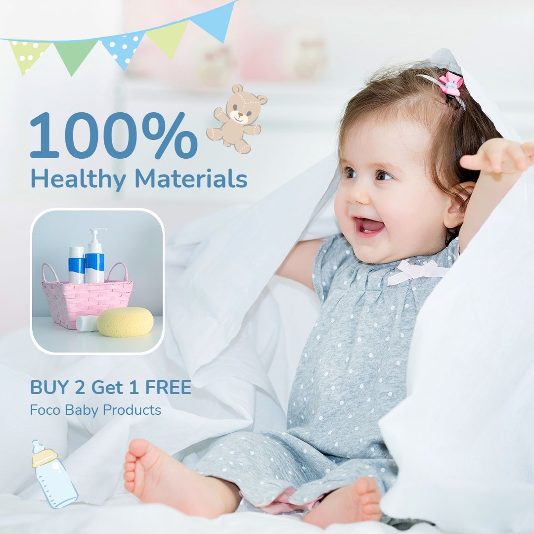婴儿奶瓶产品营销电商主图Baby Bottle Promo Ecommere Product Image预览效果