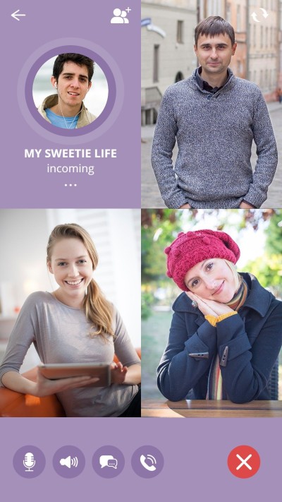 Simple Conversation Interface Simulation Instagram Story