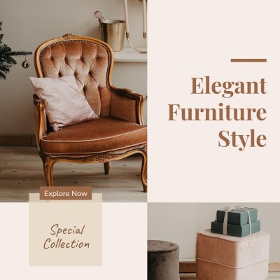 家具产品营销电商主图Furniture Promo Ecommerce Product Image使用场景海外电商平台