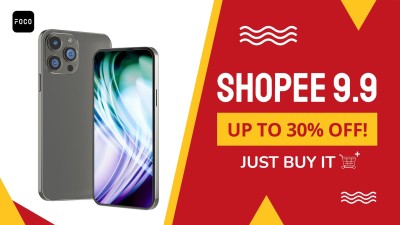 Shopee 9.9 Smart Phone Electronics Discount Sale Promo Ecommerce Banner