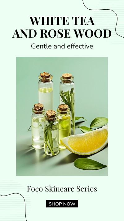 Rectangle Element Skincare Personal Care Promo Display Ecommerce Story