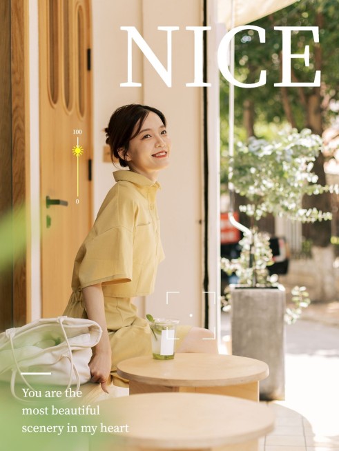 电影海报杂志通用简约风plog模板预览效果