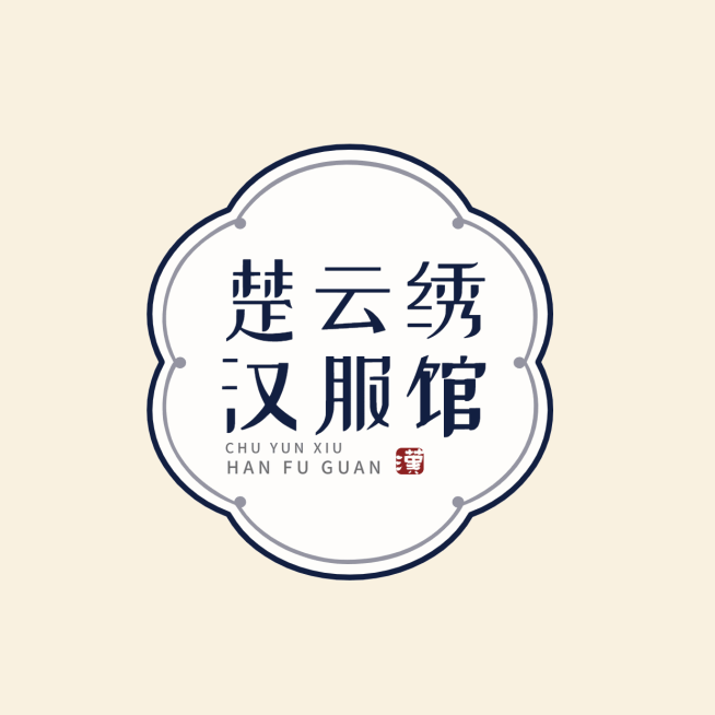 汉服馆logo设计预览效果