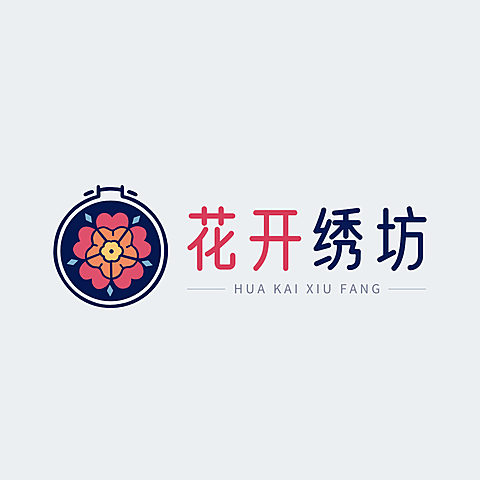刺绣手工坊logo设计