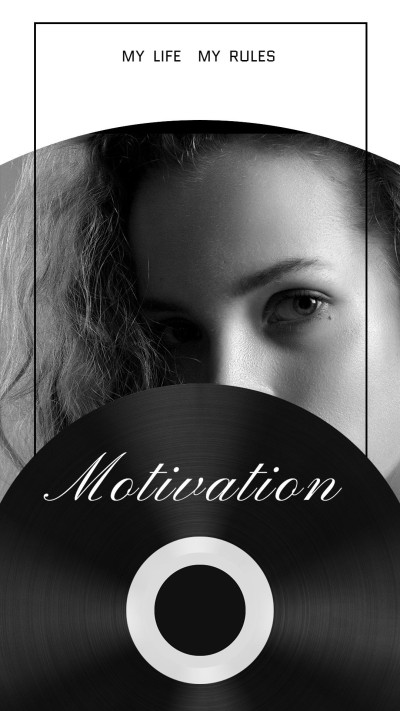 Simple Filter Element Music player interface simulation Instagram story