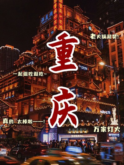 热门城市旅游简约风plog模板