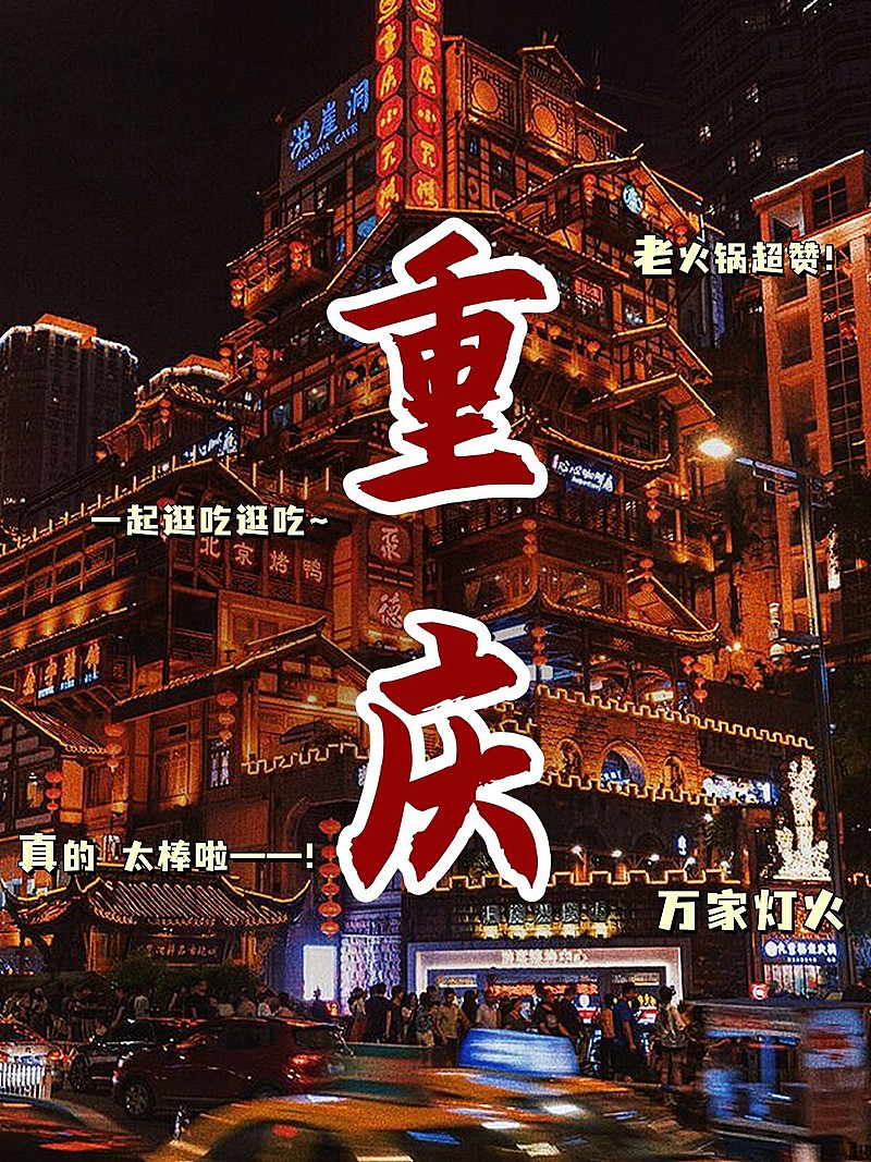 热门城市旅游简约风plog模板