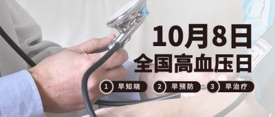全国高血压日关注健康宣传实景公众号首图