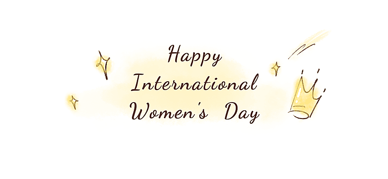 38妇女节祝福手绘元素文章小标题