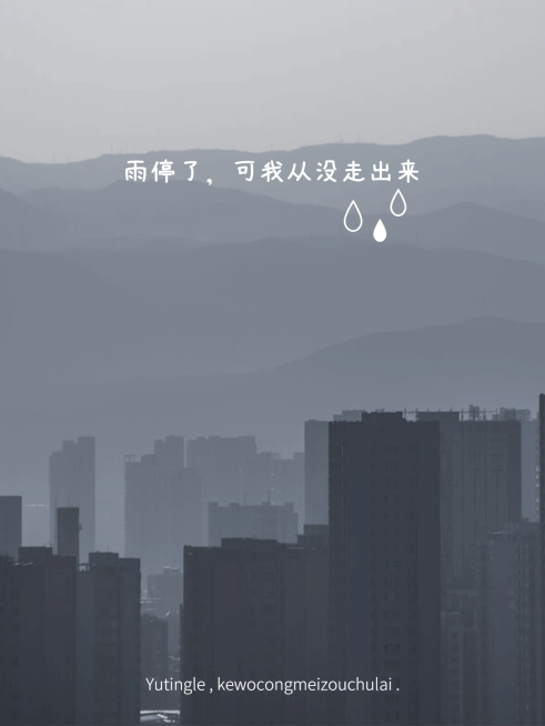 天气/情绪日常分享简约风plog模板预览效果