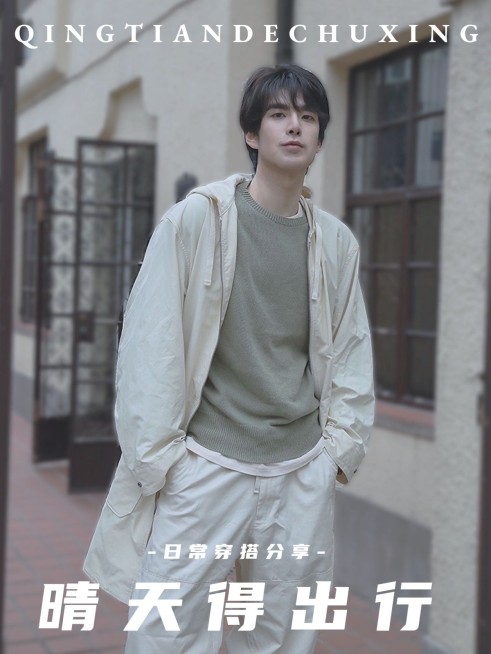 周末街拍穿搭攻略简约风plog模板预览效果