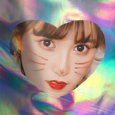 热点补充爱心甜酷自拍简约风plog模板