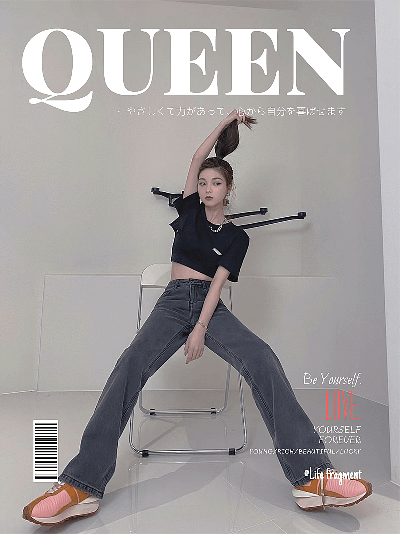 三八妇女节节日祝福杂志风plog模板