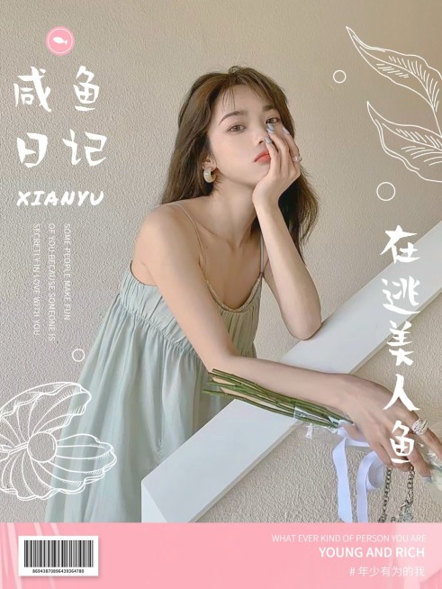 愚人节自拍晒照杂志风plog模板预览效果