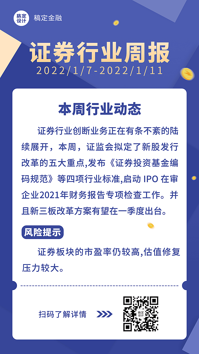 金融保险知识科普简约竖版海报