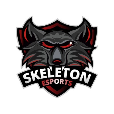Cartoon Wolf ELement Gaming Studio Esports Logo