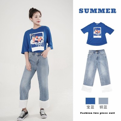 电商服装女装简约风拼图商品主图