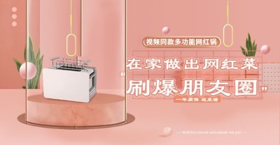抖音同款数码家电网红锅海报