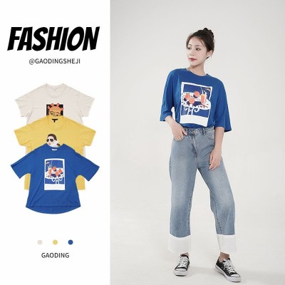 电商服装女装简约风拼图商品主图