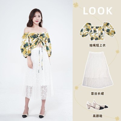 电商服装女装简约风拼图商品主图